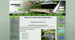 Desktop Screenshot of jezirkove-folie.cz